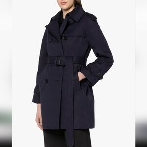 Women's Navy Trench Coat